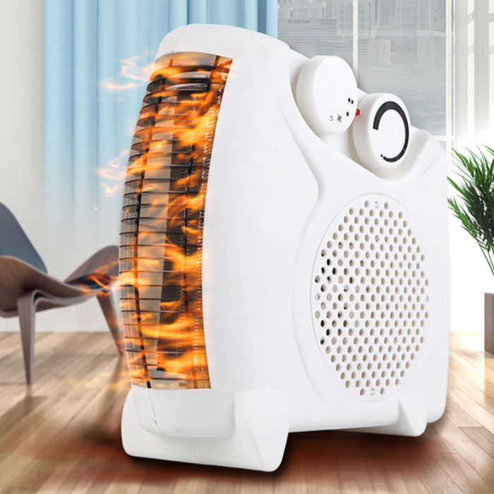 1500W Standlı Fan Isıtıcı Beyaz Termostatlı