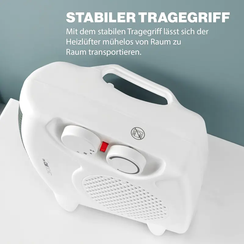 Lightweight Table Fan Heater