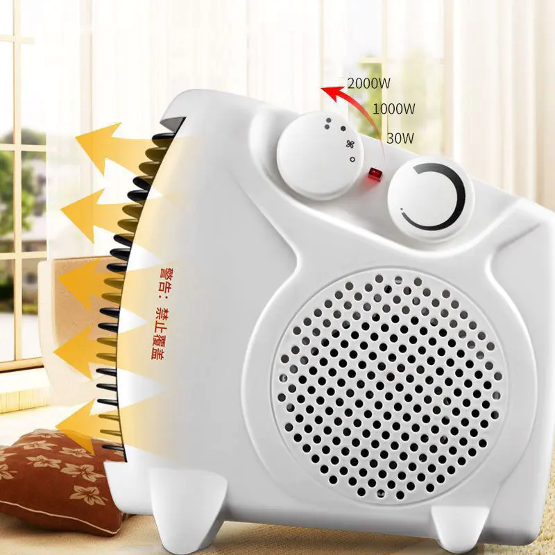 Lightweight Table Fan Heater