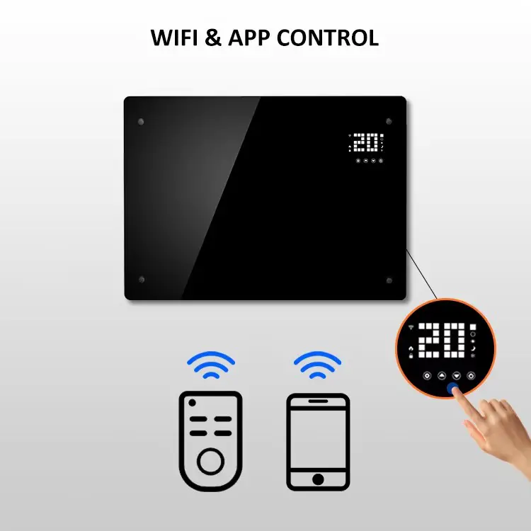 Electric Glass Panel Heater 2500w Wifi Electric Glass Panel Heater 2500w Wifi
