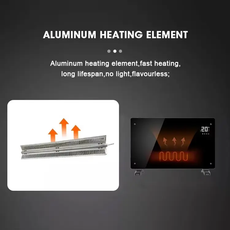 Electric Glass Panel Heater 2500w Wifi