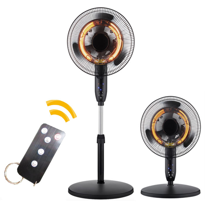 Ayaklı Fan Isıtıcı 2000W Uzaktan Kumanda